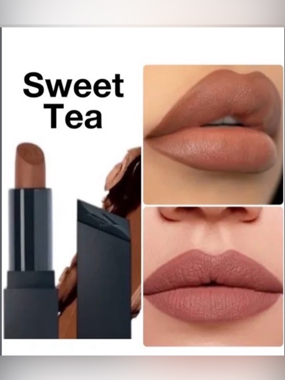Morphe Sweet Tea Matte Lipstick Cult Favorite — Neutral Mocha Brown